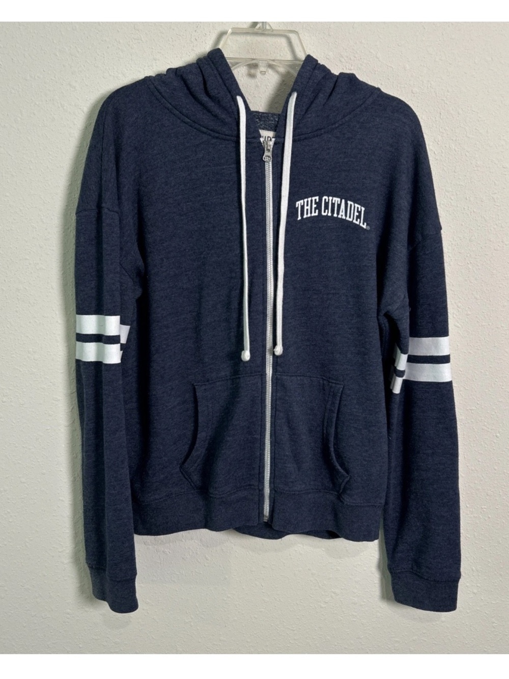 The Citadel Bulldogs Women’s Lg Full Zip Hoodie Fleece Sweatshirt By Redshirt